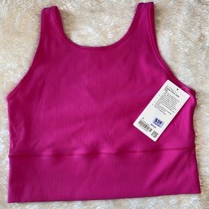 NWT Lululemon Sonic Pink Power Pivot Tank